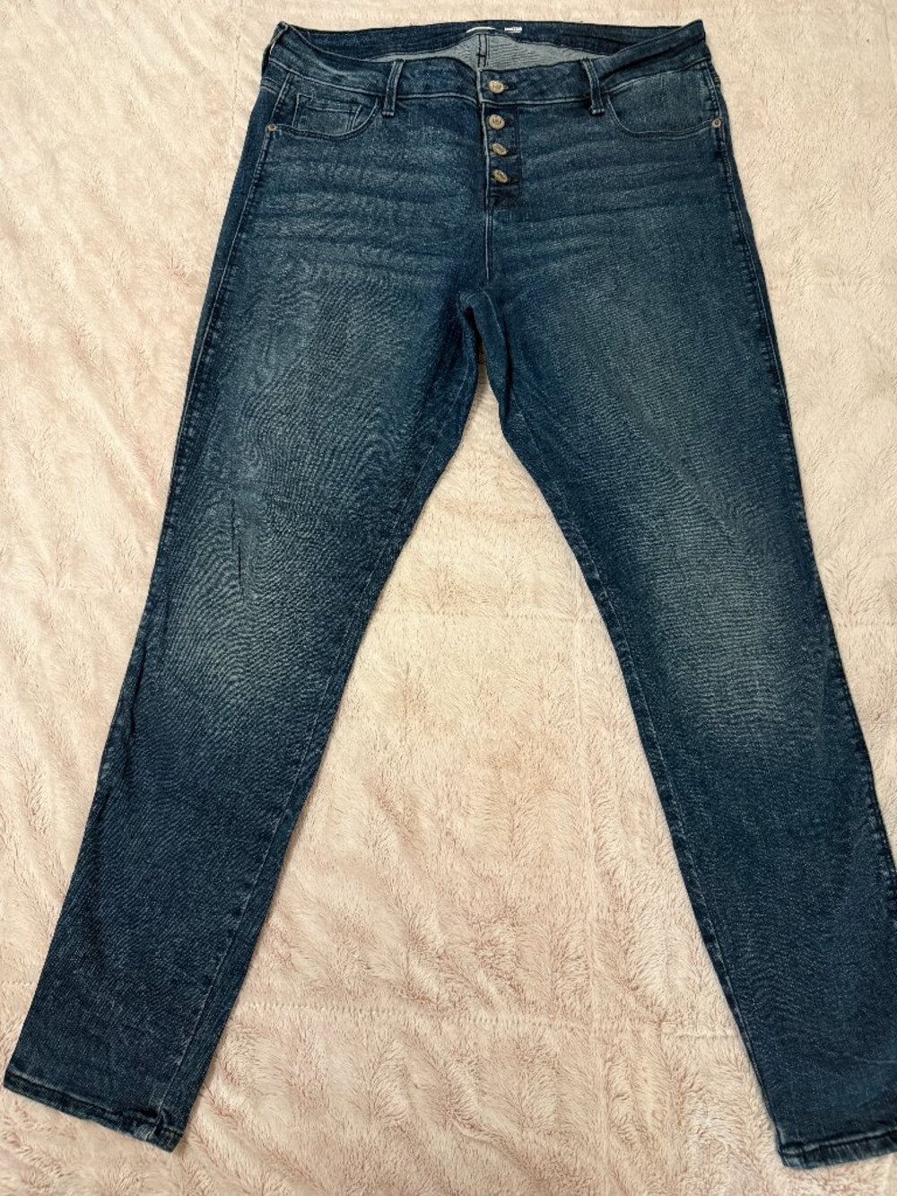Old Navy Rockstar Super Skinny Blue Jeans Women's Size 14